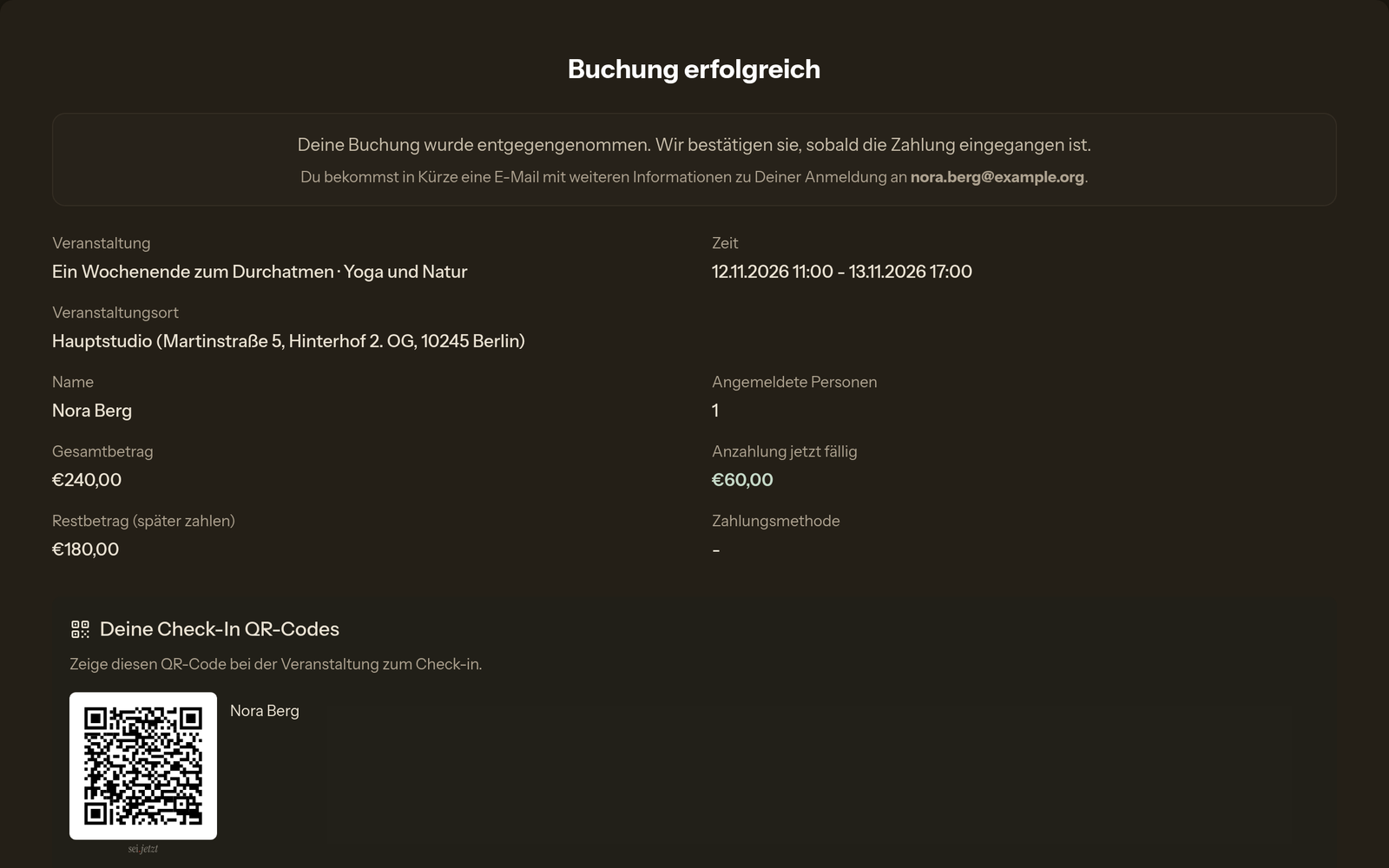 Kein Nachfragen, kein Chaos