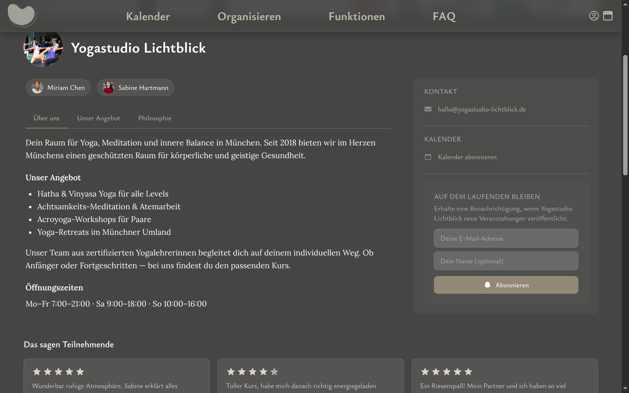 Baue dir dein Publikum auf.