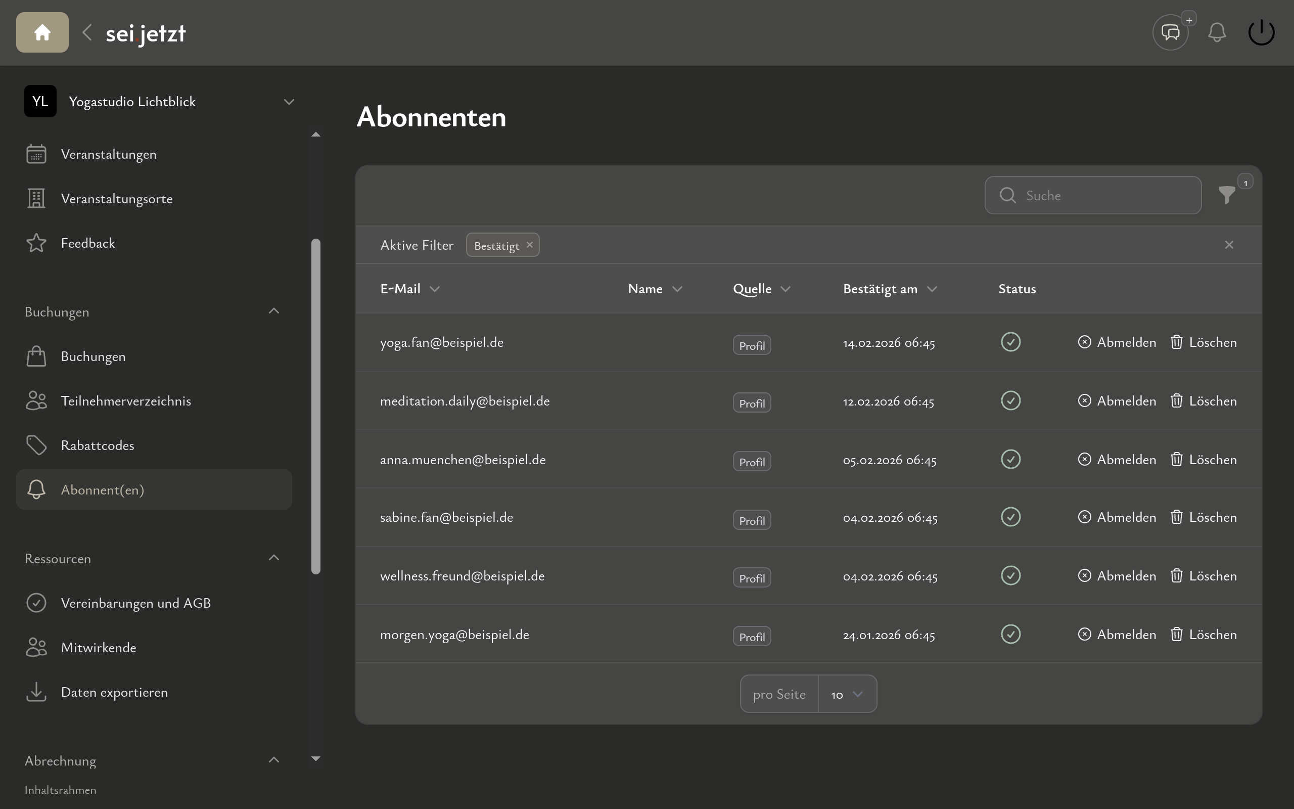 Kein Newsletter-Tool nötig