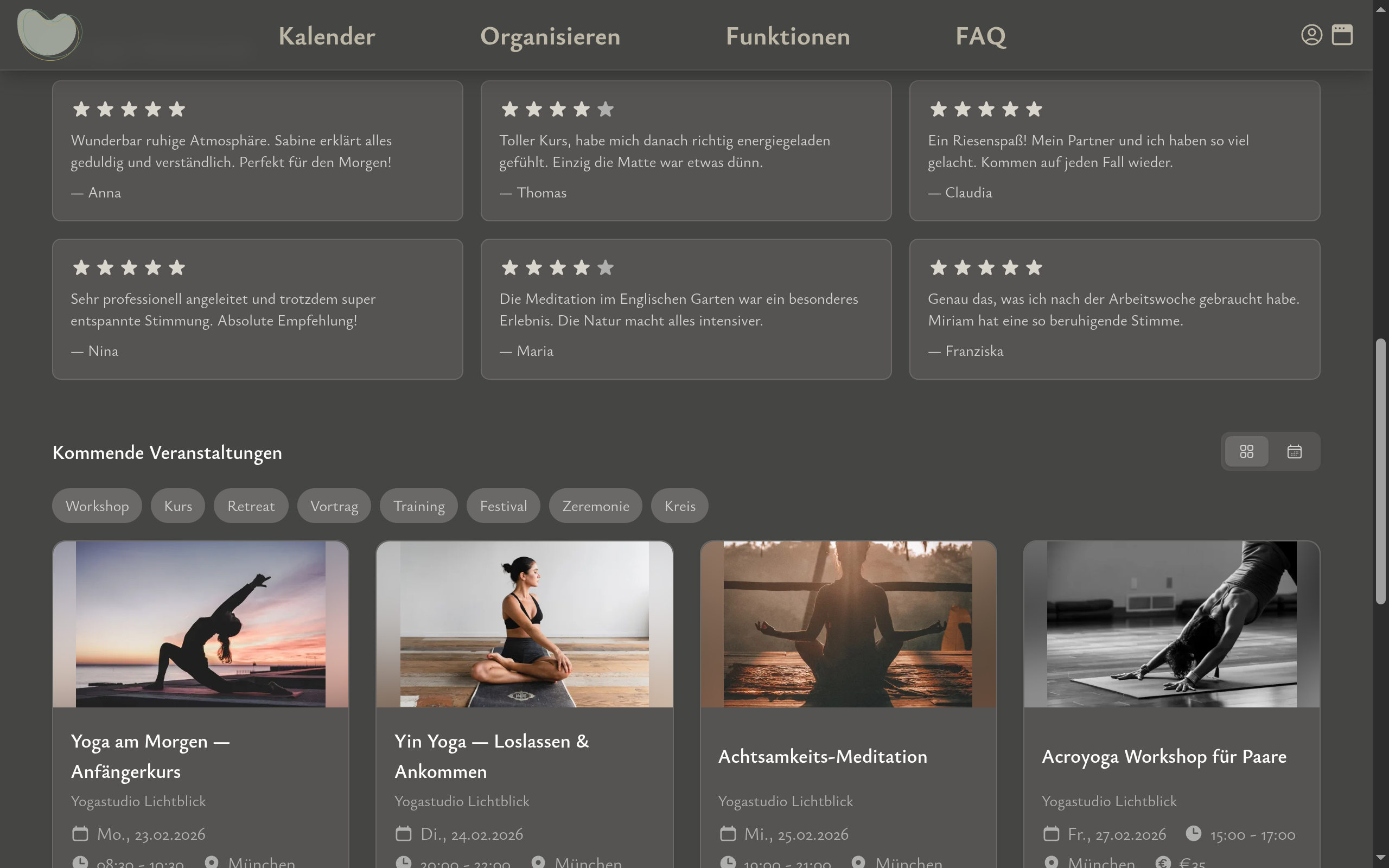 Du entscheidest, was sichtbar wird