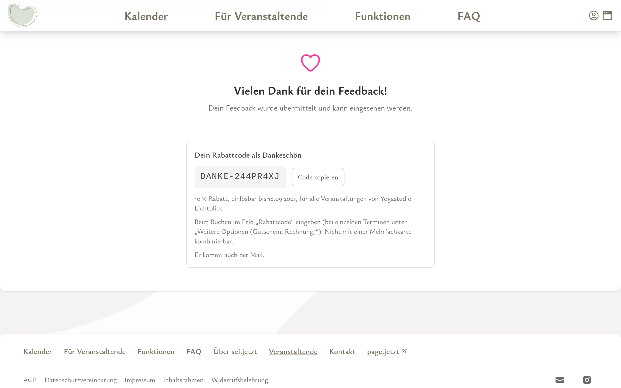 Ein Dankeschön, das wiederkommt