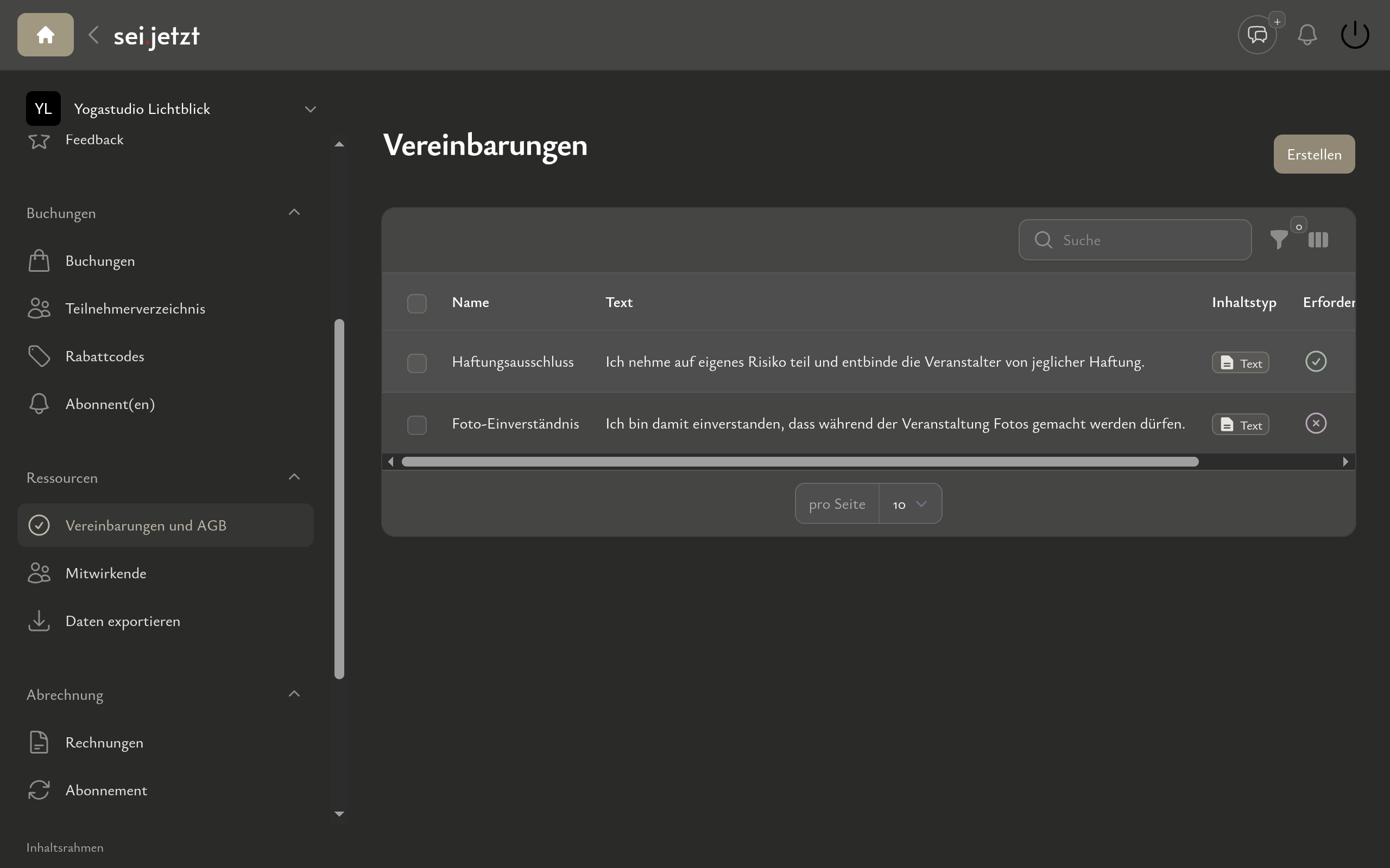 Rechtlich abgesichert buchen.