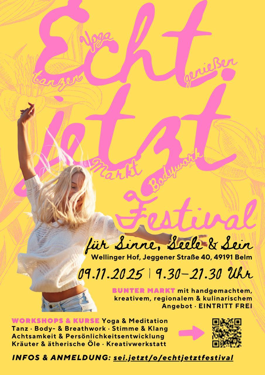Echt.Jetzt Festival Flyer