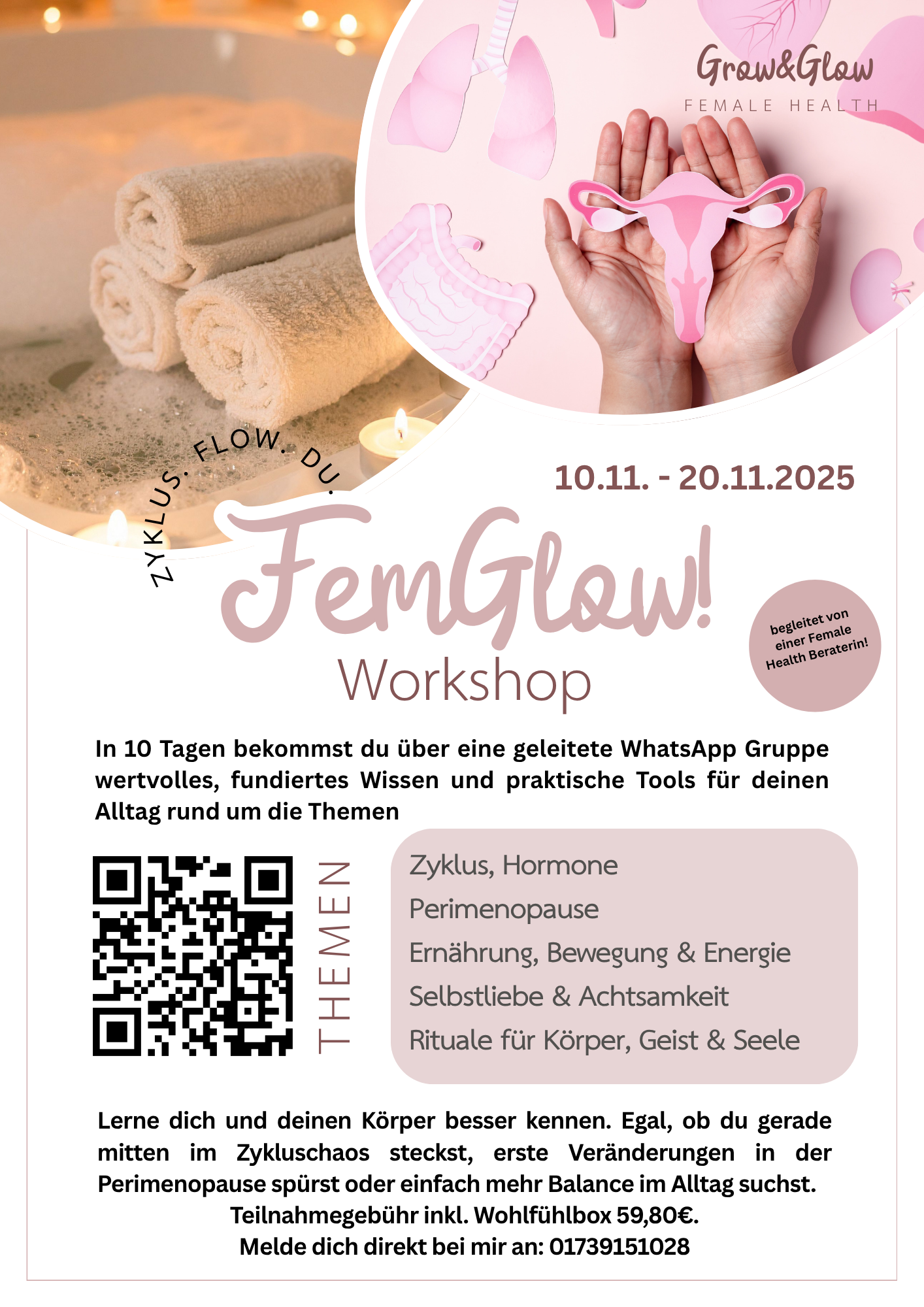 FemGlow Workshop Flyer