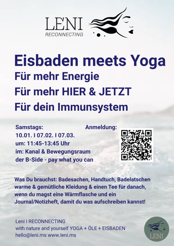 🌊🩵Kaltbaden meets Yoga🧡🧘🏻‍♀️  