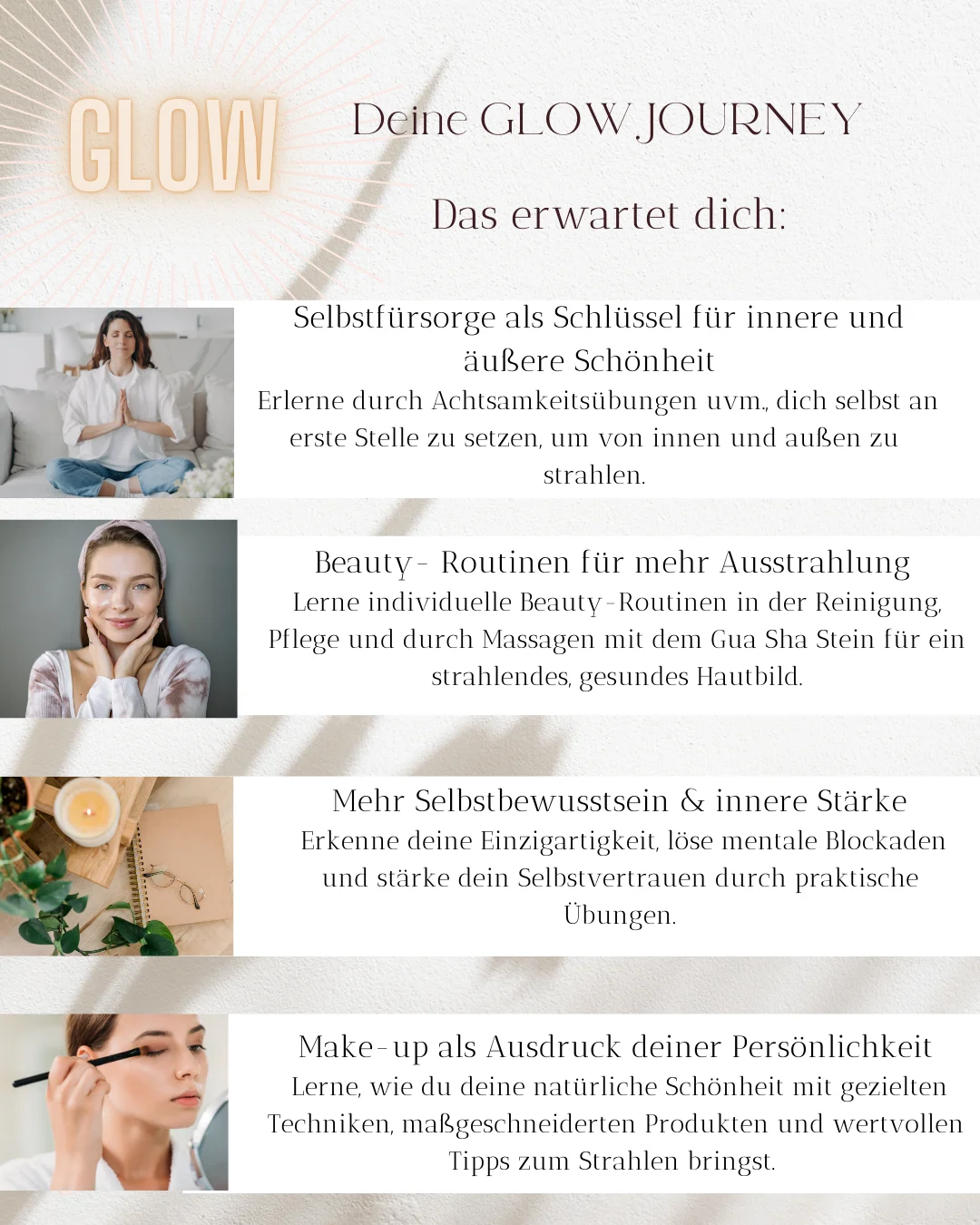 Glow Journey - Deine exklusive Transformationsreise zu deinem schönsten Ich