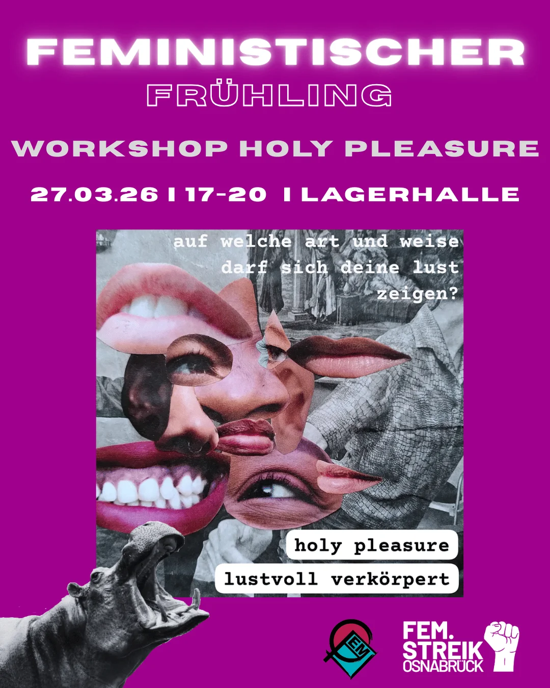 holy pleasure - lustvoll verkörpert für FLINTA*-Personen