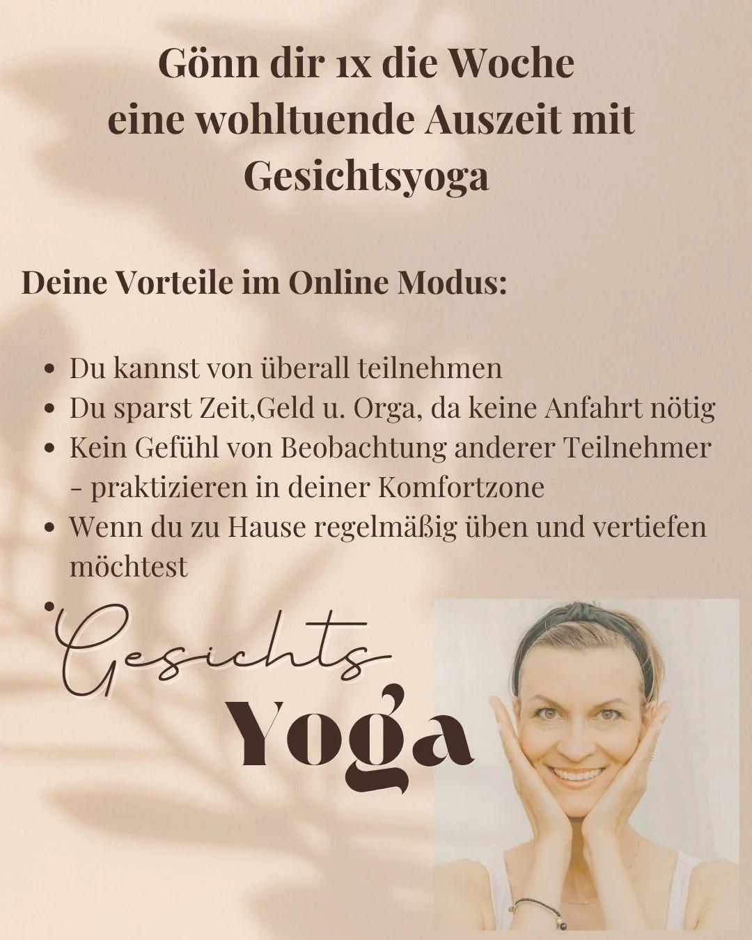 Face Yoga Online Reihe -  4 Wochen Entspannung für Gesicht und Kiefer
