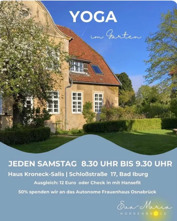 Yoga im Garten 