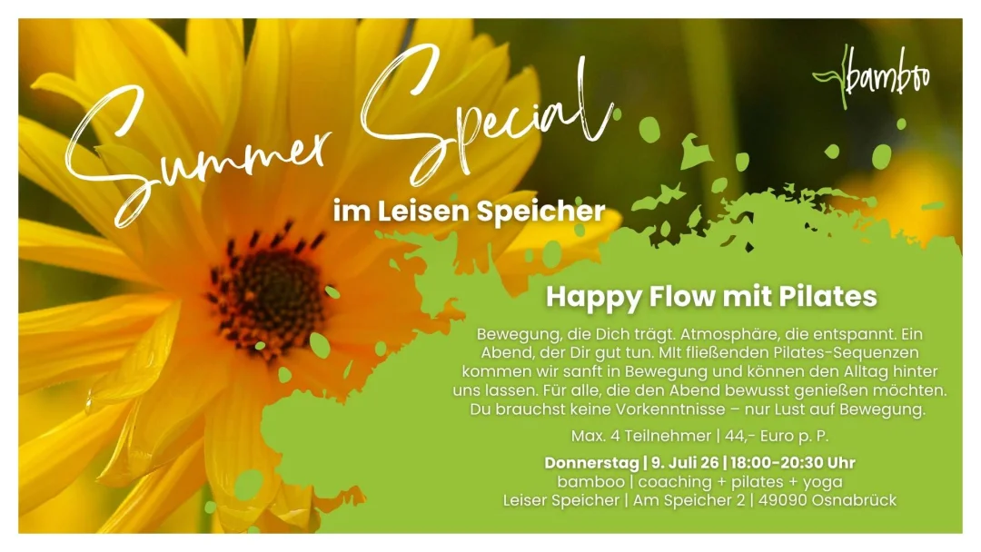 Summer Special | Happy Flow mit Pilates