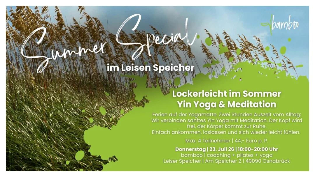 Summer Special | Lockerleicht im Sommer | Yin Yoga & Meditation