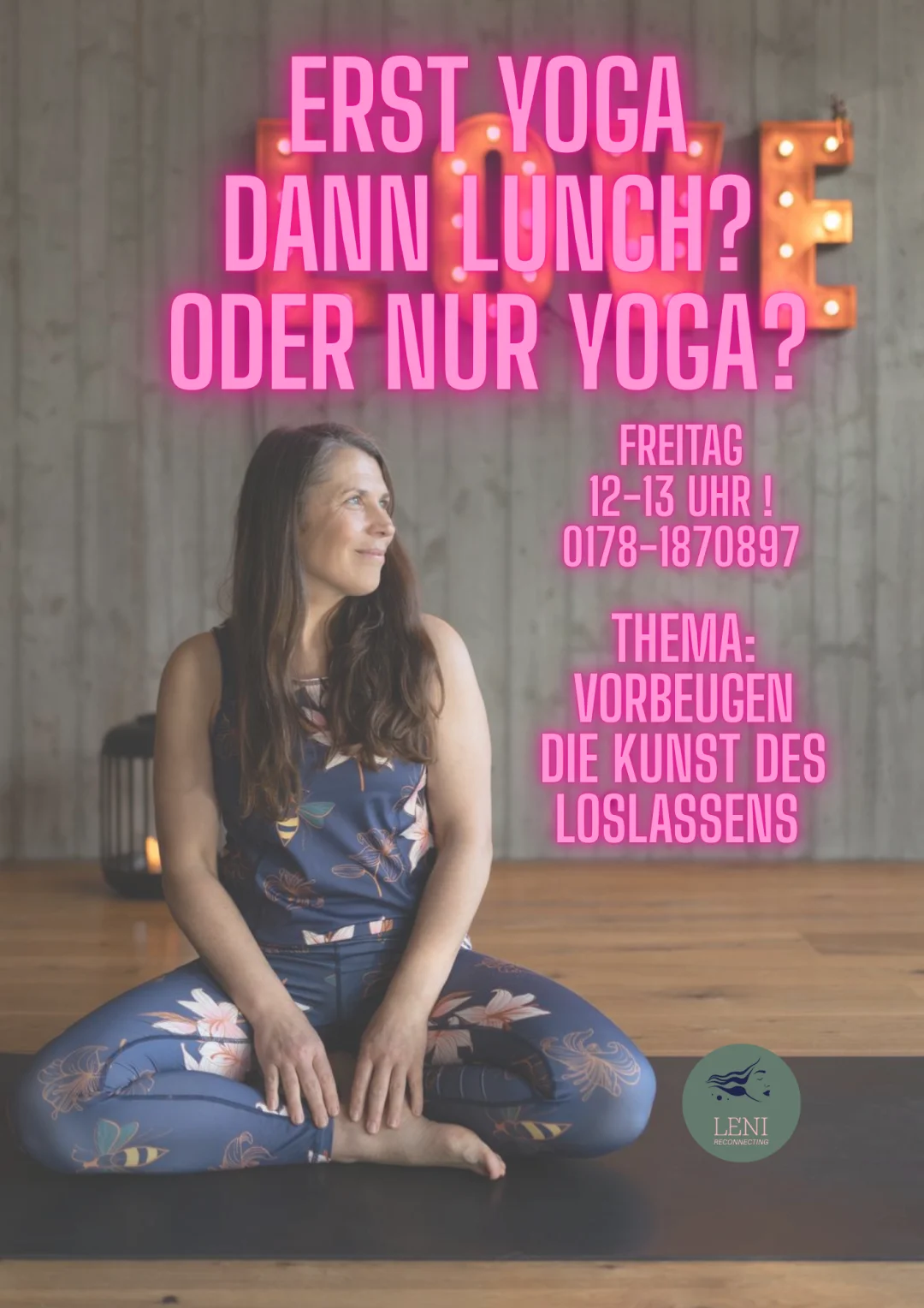 Deine Mini-Mittagsauszeit: Yoga & Lunch in der B-Side