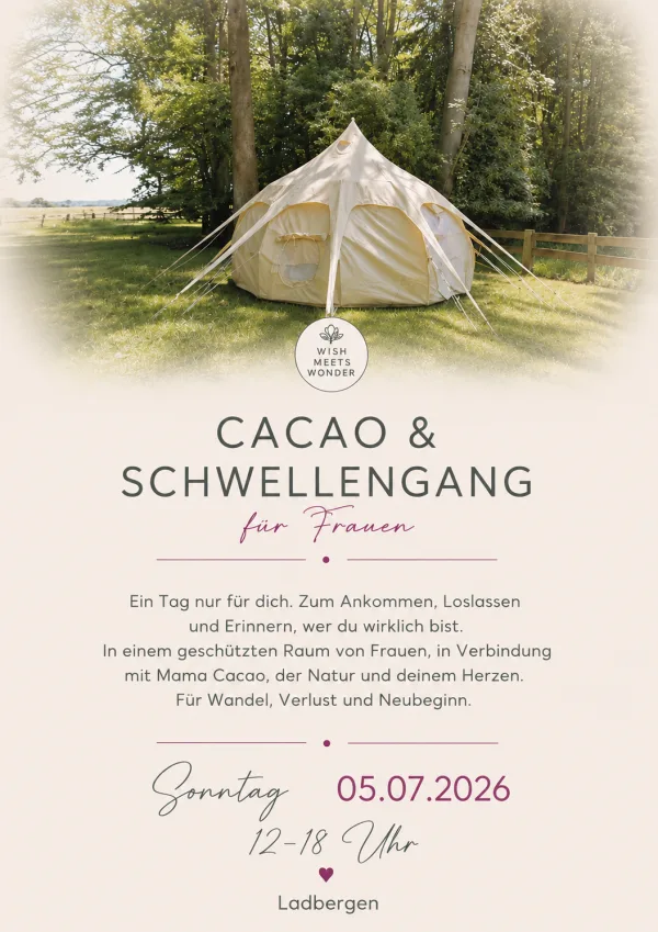Cacao Zeremonie & Schwellengang
