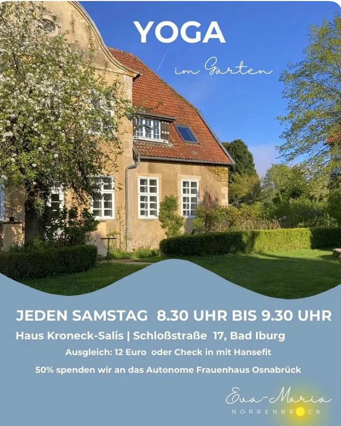 Yoga im Garten 